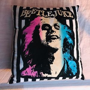 Beetlejuice Throw Pillow